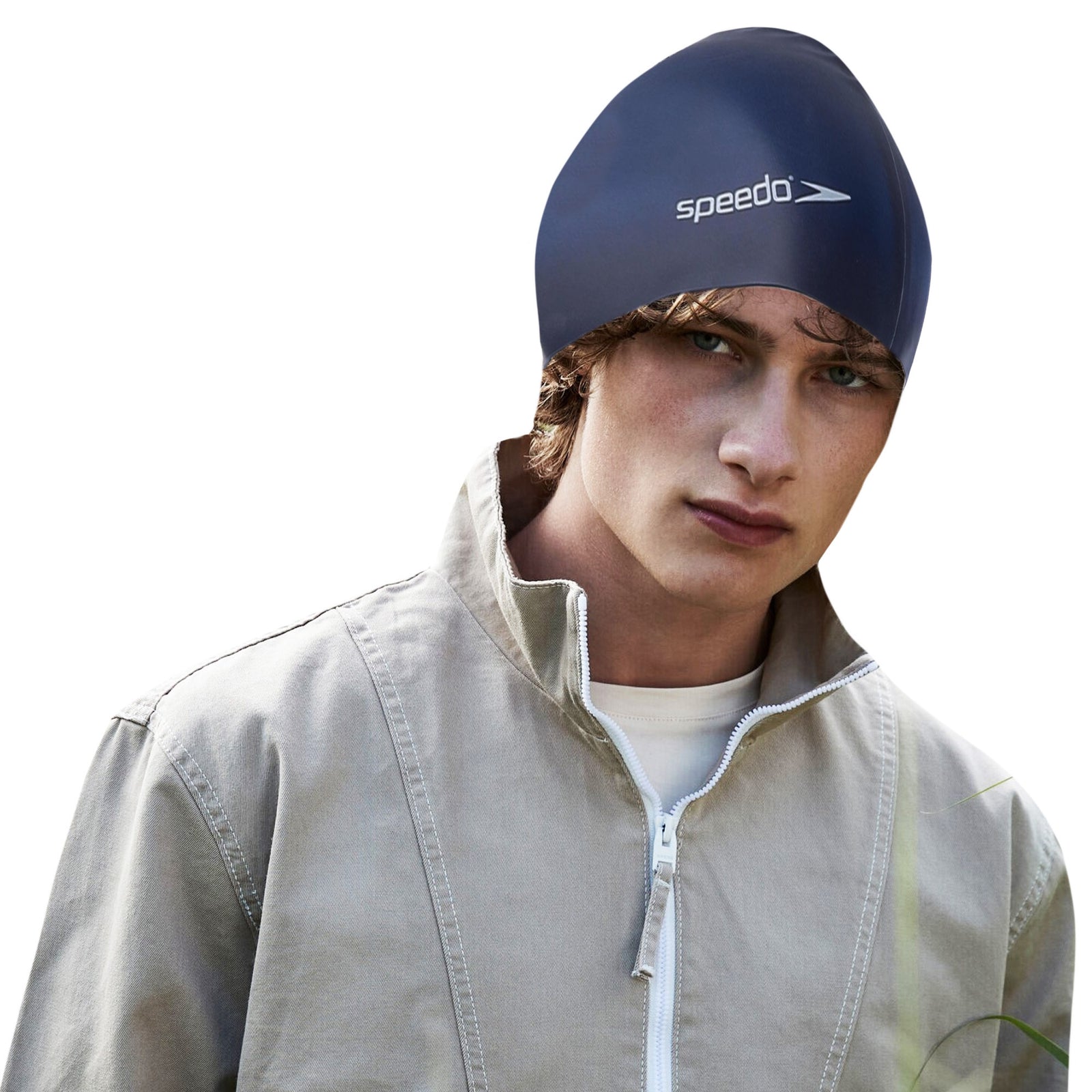 Childrens/kids Moulded Silicone Swimming Cap | One Size