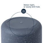 18cm Round Plant Pot Set Of 2 - Matt Grey