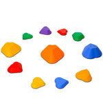 11pcs Kids Stepping Stones, Non-slip Stackable River Stones