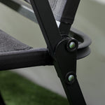 Lightweight Portable Folding Chair For Camping, Fishing | Black
