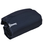 Double Air Bed With Foot Pump Inflatable Mattress | Blue