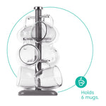 Taurus Mug Tree Stand | Slate