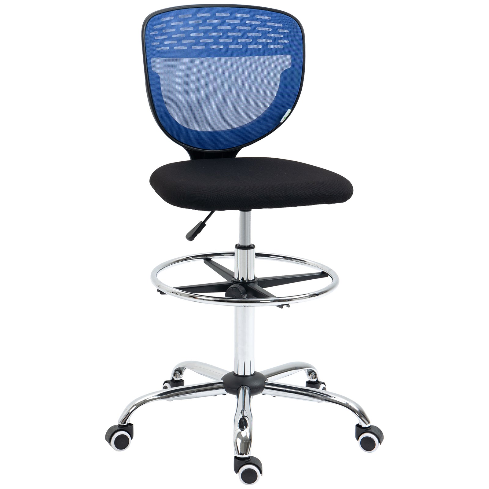 Mesh Fabric Standing Desk Chair | Blue