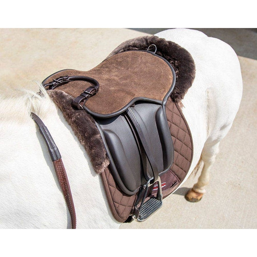 Leather Pony Saddle Pad | One Size | Kingston (Terracotta)