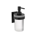 Soap Dispenser, 175ml, Self-adhesive Wall Mounted Black Stick Collection