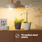 Livivo 18cm Wave Grey & White Plant Pots - Set Of 2