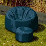 Classic Indoor Outdoor Bean Bag & Pouffe Chair | Teal