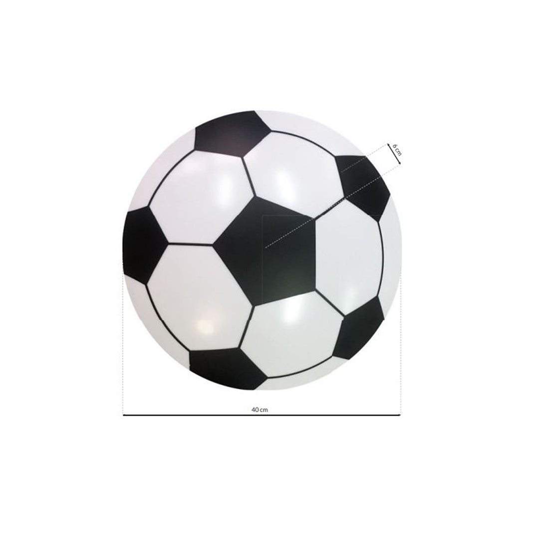 Ball 40cm Wall Or Ceiling Led Lamp 18w A Fun And Economical Eye Catching Feature For Bedroom Playroom Or Man Cave