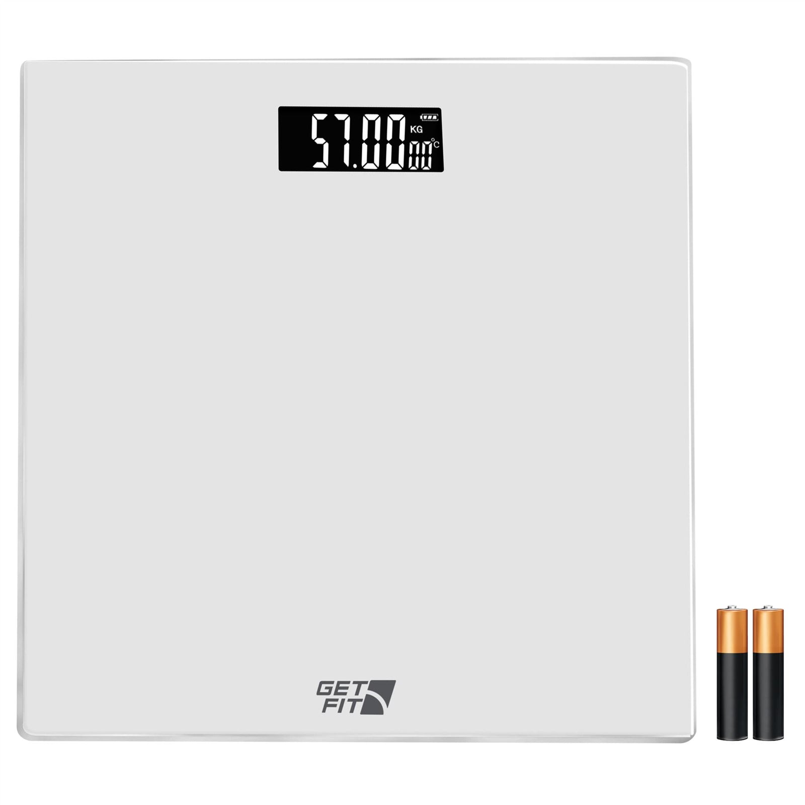 Digital Weighing Bathroom Scale Lcd Display, Automatic On/off | White