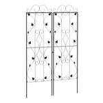 Leaf Design 2 Metal Plant Trellis 50 X 181cm