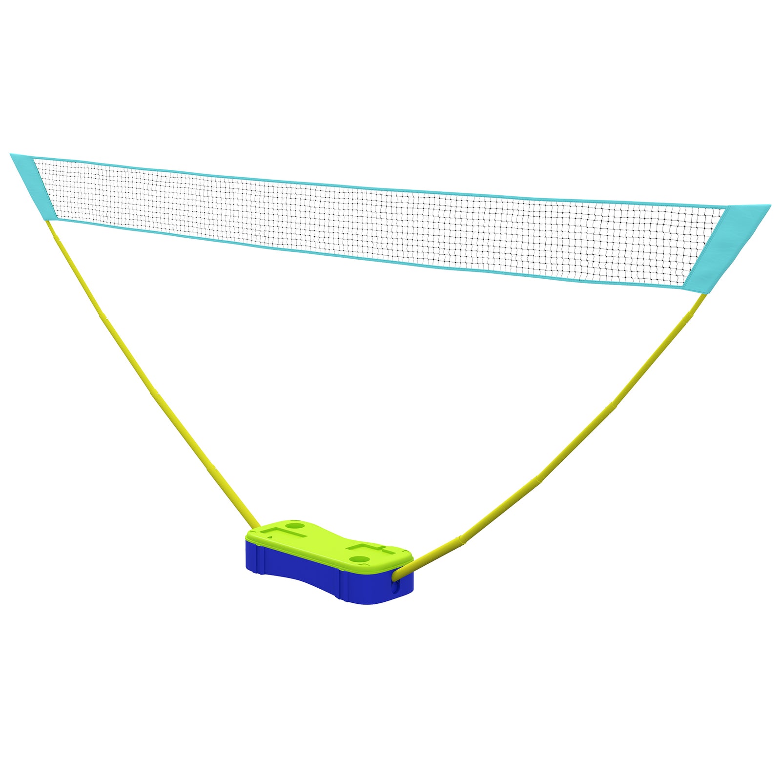 4m Portable Badminton Net And Volleyball Net Set With Rackets | Green