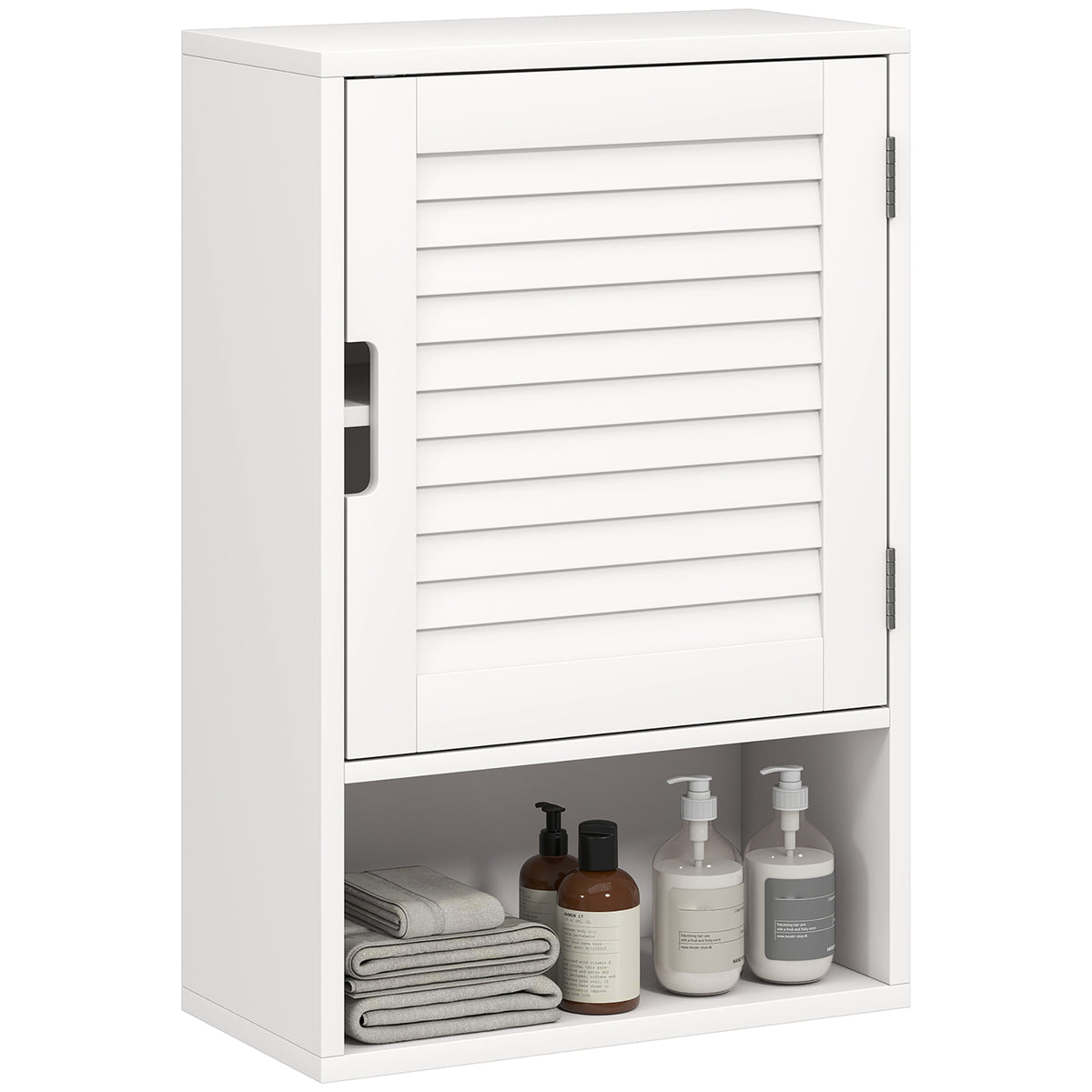 Bathroom Cabinet, Wall Mounted Cabinet With Adjustable Shelves | White