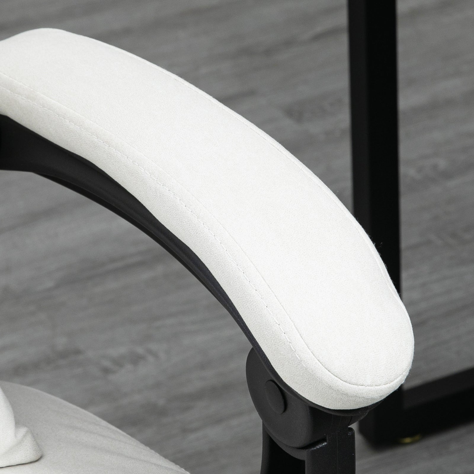 Microfibre Massage Chair Lumbar White | Cream