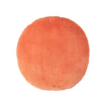 Luxury Velvet Round Cushion | 40cm x 40cm | Burnt Orange