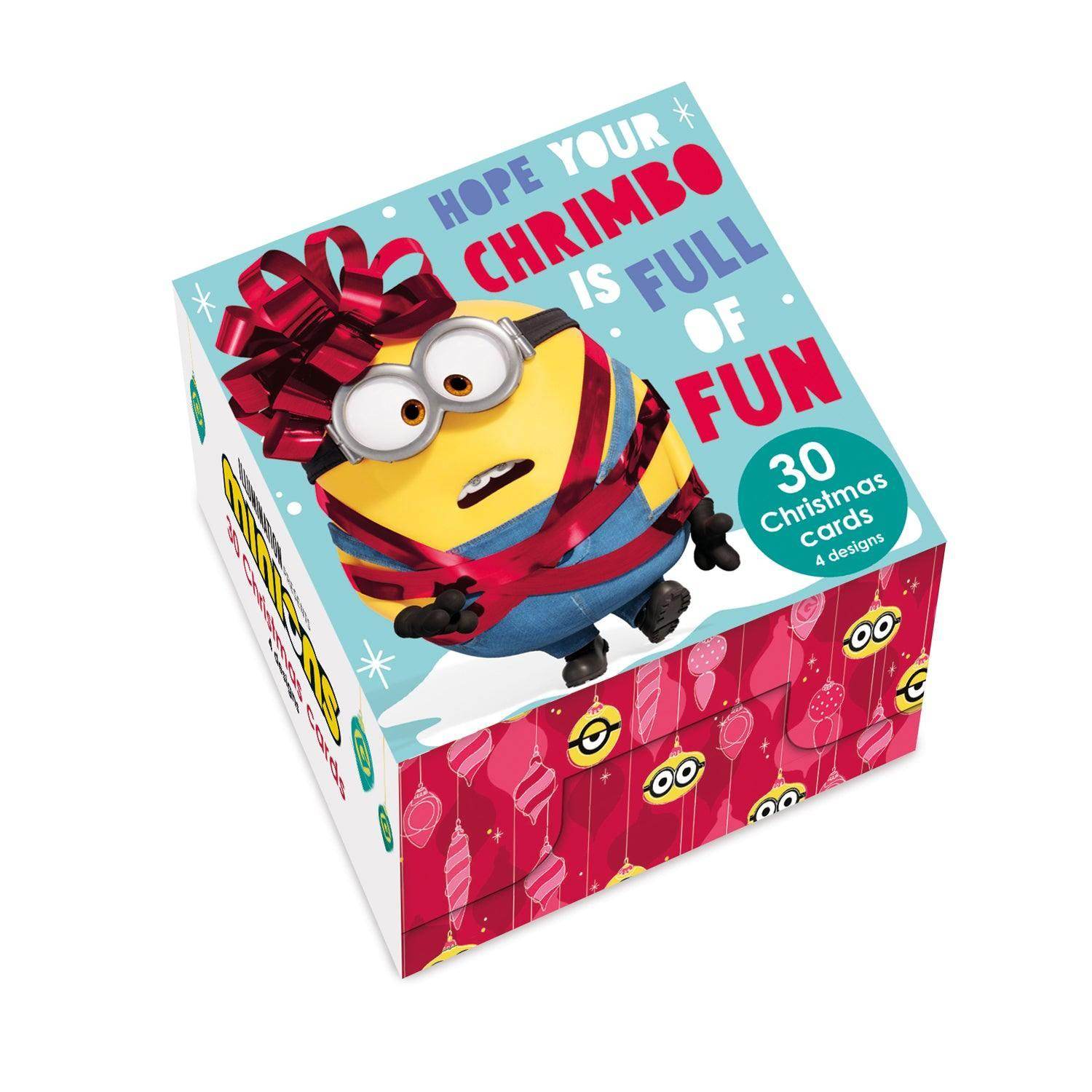 Minions Christmas Multipack Of 30 Cards Official Product