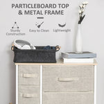 Storage Dresser Tower With Adjustable Feet 7 Drawers | One Size | Multi Colour