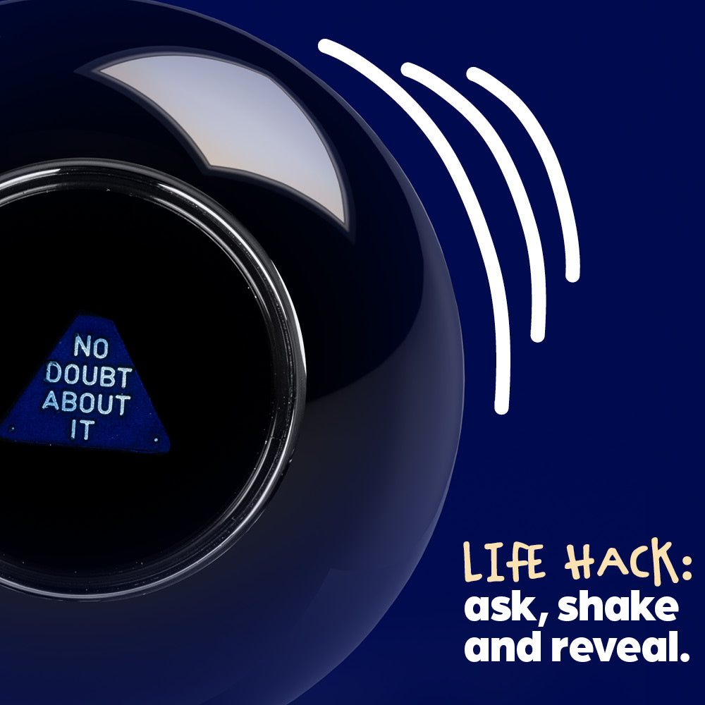 Wicked Gizmos Mystic 8 Ball Retro Black Fortune Telling Mystic Toy Gift