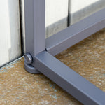 Steel Patio Garden Bench Loveseats Grey