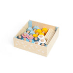 Crate Of 20 Wooden Nuts And Bolts