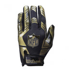 Unisex Adult Nfl Receivers Gloves | One Size | Black