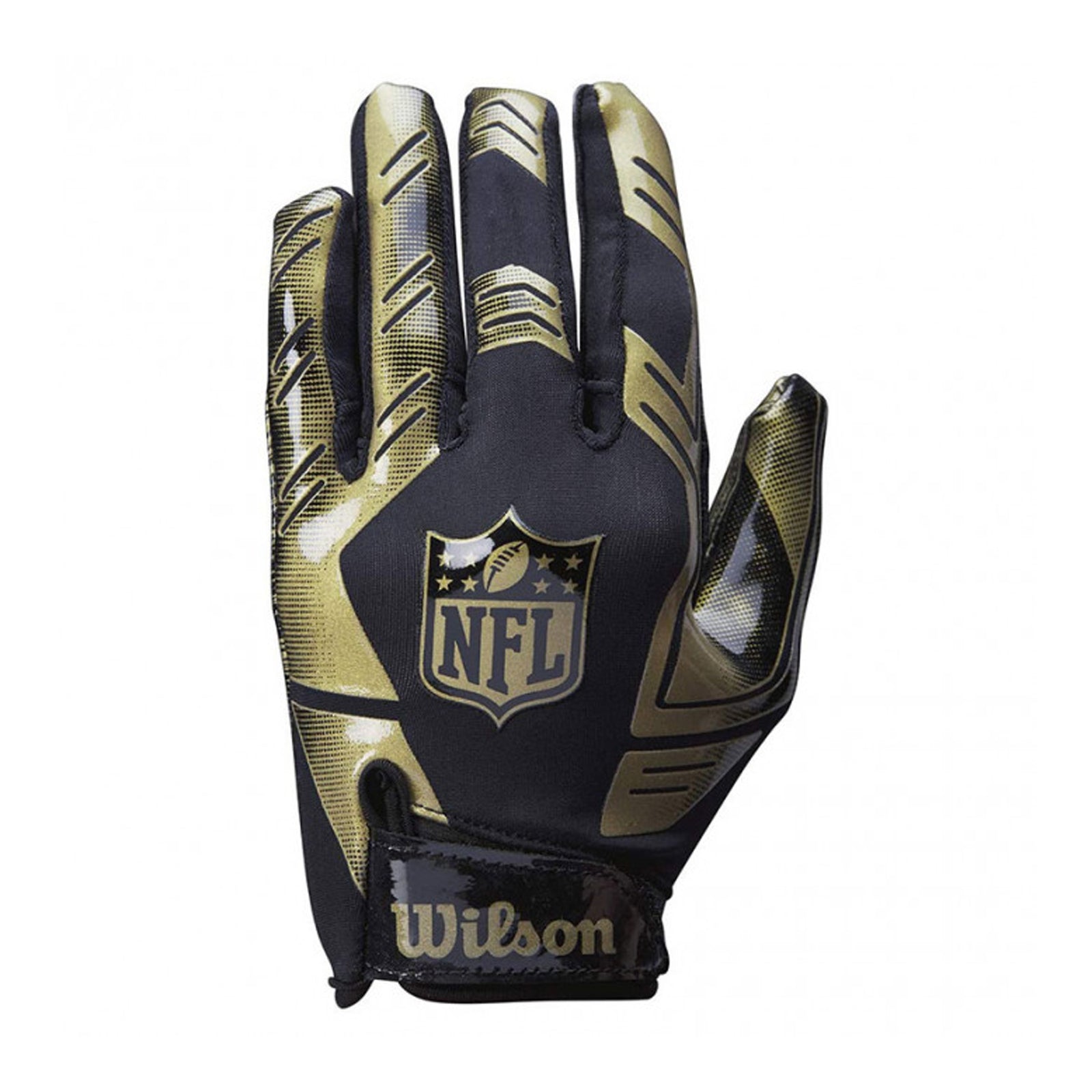 Unisex Adult Nfl Receivers Gloves | One Size | Black