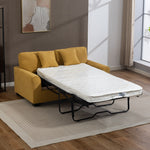 Lewiston Fabric Pull Out Sofabed | Yellow
