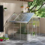 Aluminium Greenhouse With Door And Window