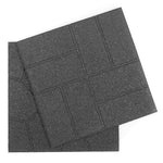Reversable Garden Stepping Stones Decking Paver 40x40cm | Set of 1 | Dark Grey