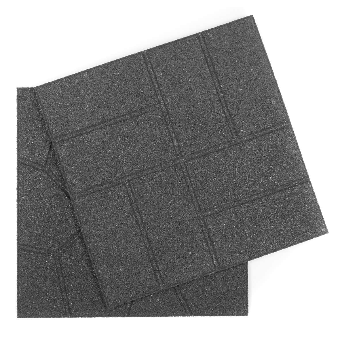 Reversable Garden Stepping Stones Decking Paver 40x40cm | Set of 1 | Dark Grey