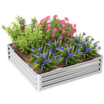 Raised Garden Bed Steel Planter Box | 432l | Silver