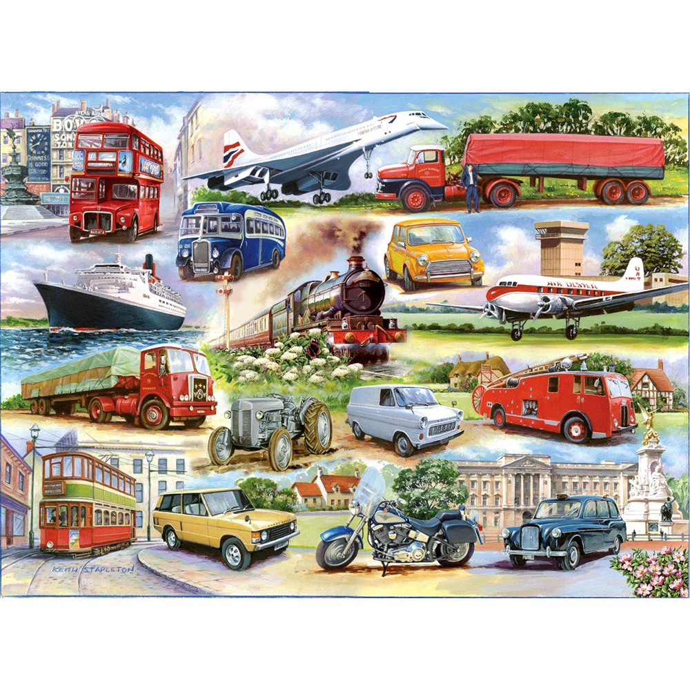 Golden Oldies - 1000 Piece Jigsaw Puzzle For Adults