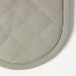 Grey Stripe Cotton Double Oven Glove