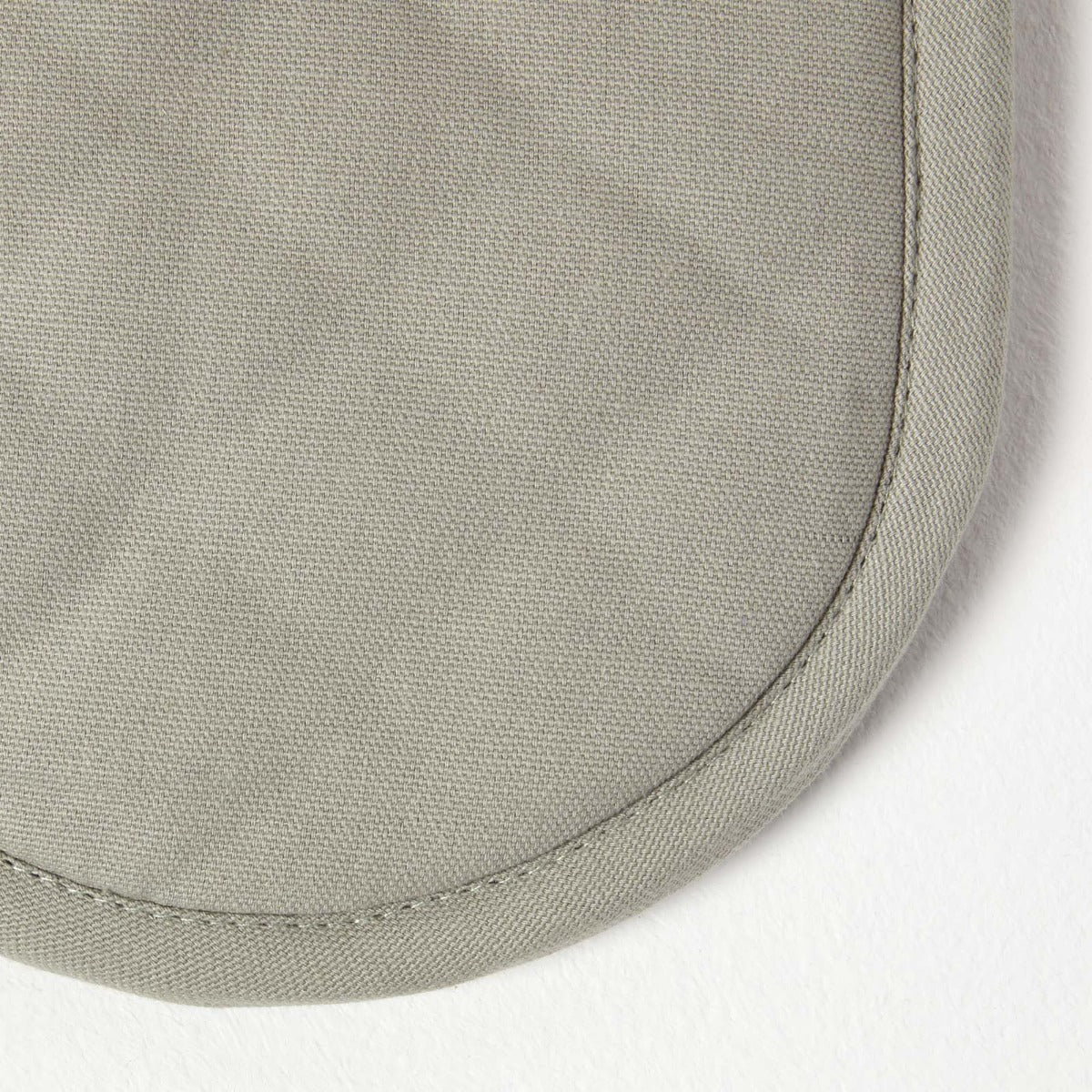 Grey Stripe Cotton Double Oven Glove