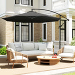 3(m) Banana Parasol Cantilever Umbrella Garden | Black