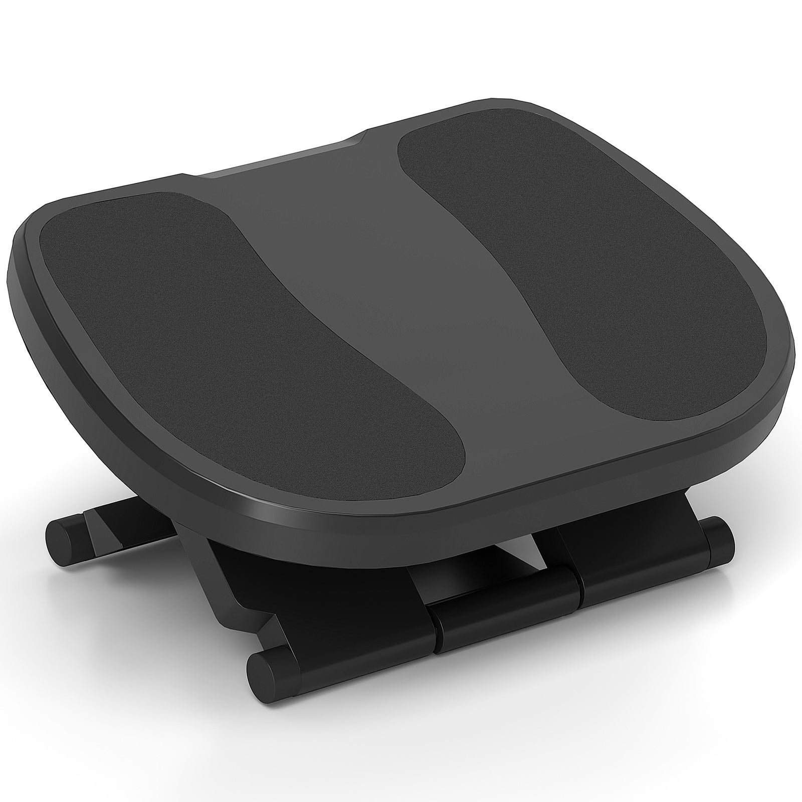 Adjustable Under-desk Footrest Height Angle Tilt Anti-slip, Grey