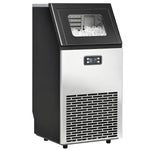 Freestanding Ice Machine With 45kg/24h Capacity, Commercial Ice Maker