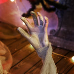 Life Size Halloween Animated Crawling Mummy With Glowing Led Eyes