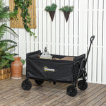 120l Festival Trolley, Folding & Compact | Black