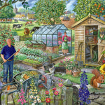 At The Allotment Jigsaw - 1000 Piece Jigsaw Puzzle For Adults