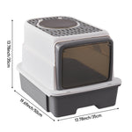 Fully Enclosed Cat Litter Box With Uv Sterilization Rechargeable Smart Cat Toilet