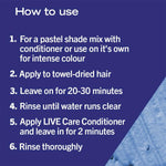 Live Ultra 2in1 Bright Permanentcolour Hairdye,095 Electric Blue 3x
