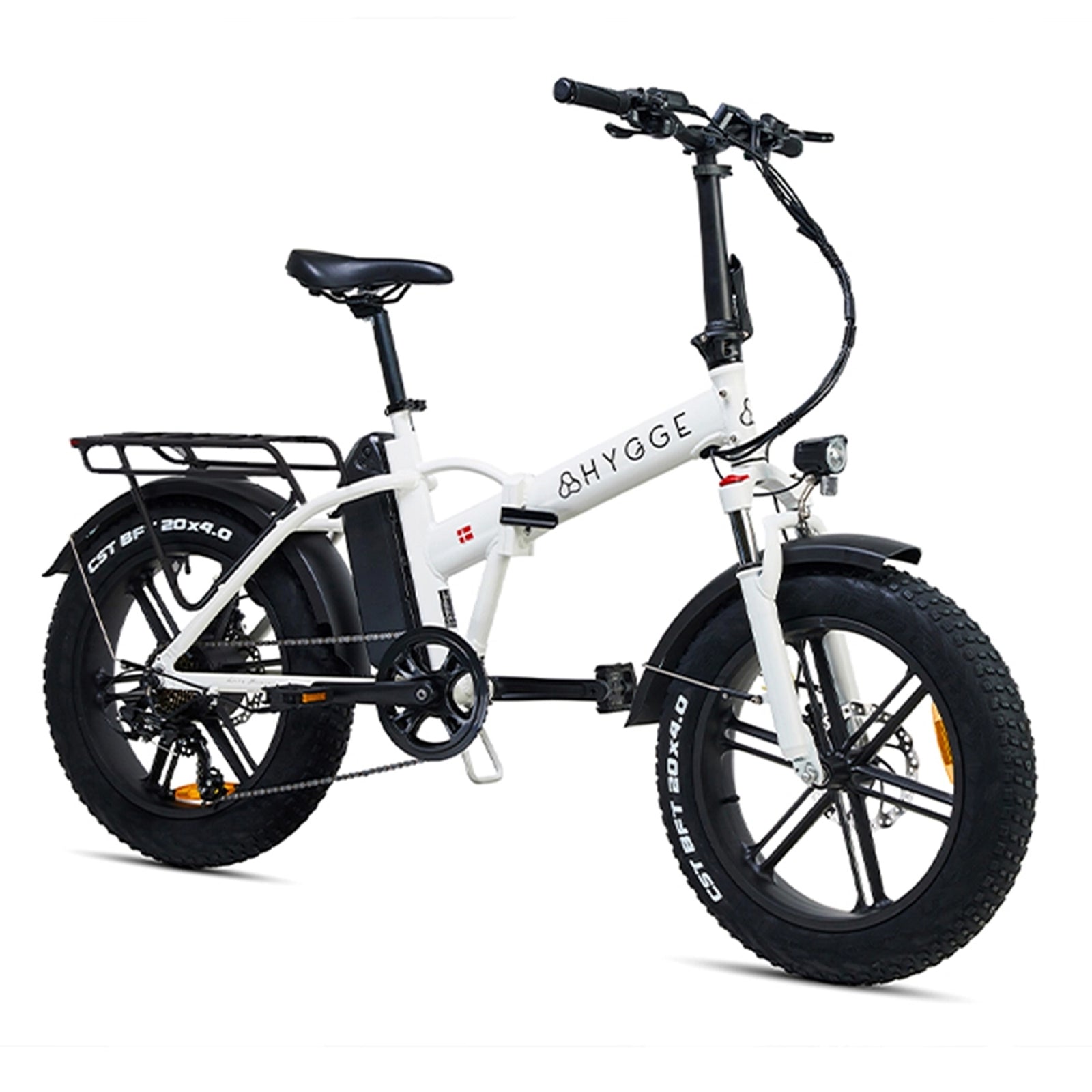 Vester 2026 - Folding Fat Tyre E-bike 48v 14ah | White