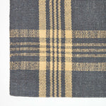 Tartan Check Non-slip 100% Wool Rug | 150cm x 240cm | Grey