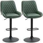 Adjustable Bar Chairs 360° Swivel Kitchen | Green
