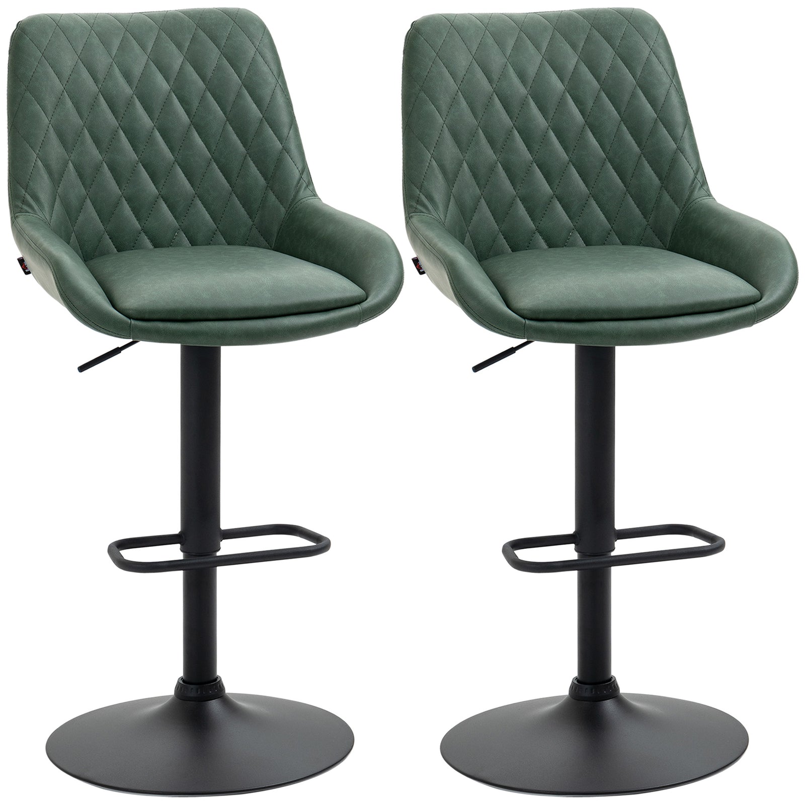 Adjustable Bar Chairs 360° Swivel Kitchen | Green