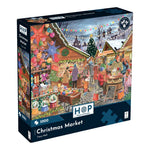 The House of Puzzles Christmas Market 1000 Piece Jigsaw Puzzle