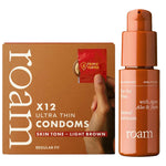 Light Brown Regular Fit Condom Pack Of 12 With Front Lubricant | 30ml