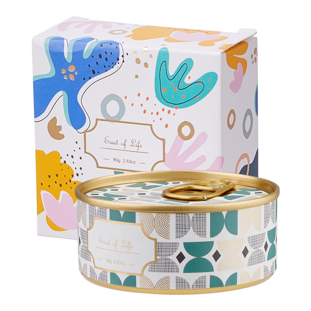 Plum Blossom Scent Soy Wax Tin Scented Candle