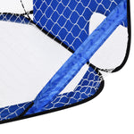 2-in-1 Pop Up Kids Soccer Nets For Backyard Practice | Blue