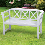 Pearl White Bewdley Garden Bench